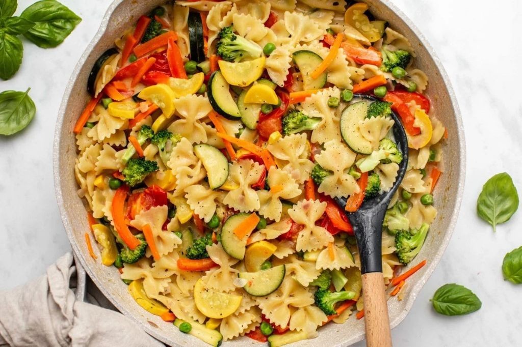 One-Pot Gluten Free Pasta Primavera