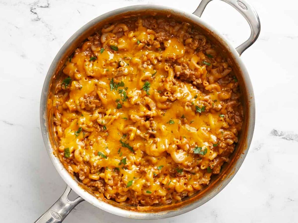 One-Pot Hamburger Skillet Chili