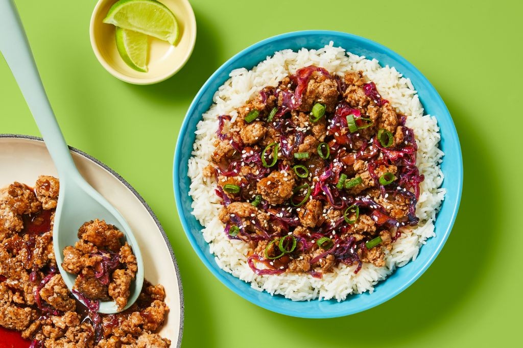 One-Pot Moo Shu Pork Noodle Bowl