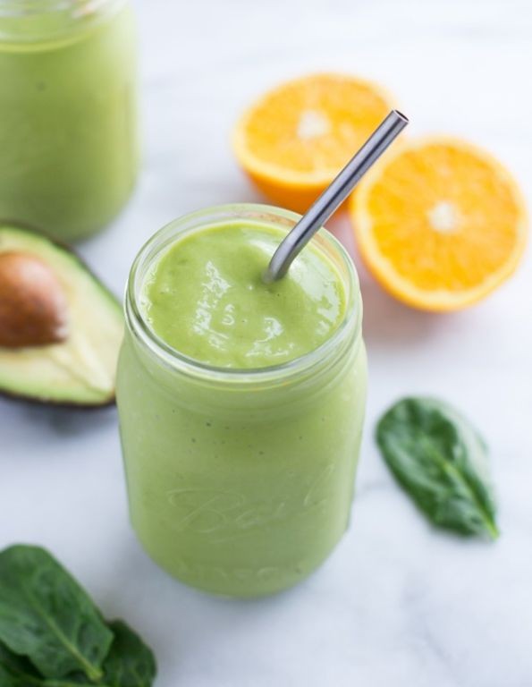 Orange Avocado Creamy Delight Smoothie