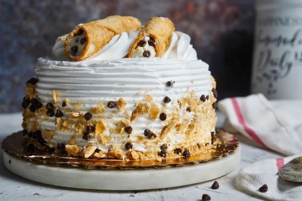 Orange Blossom Cannoli Cake