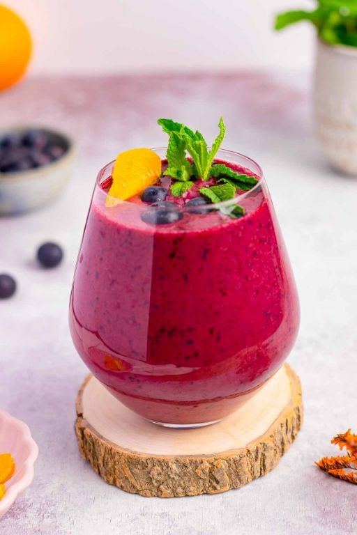 Orange Blueberry Antioxidant Smoothie