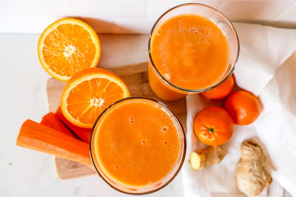 Orange Carrot Ginger Smoothie