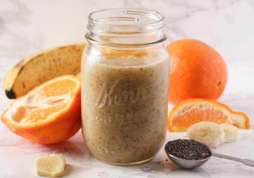Orange Chia Seed Smoothie