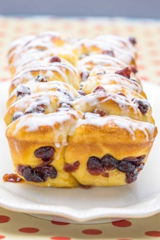 Orange Cranberry Pull-Apart Bread