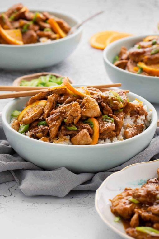 Orange Ginger Chicken Chunks