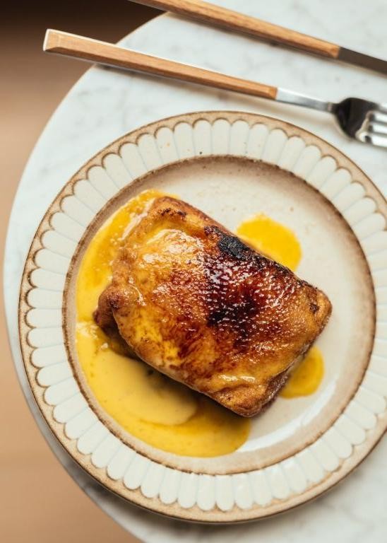 Orange Infused Torrejas with Citrus Glaze