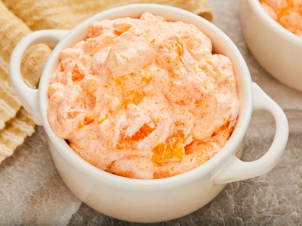 Orange Jello Cream Cheese Dream