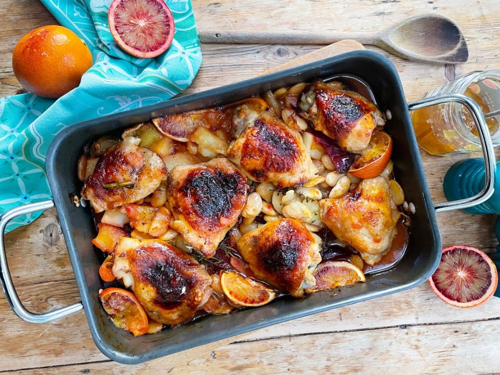 Orange Marmalade Chicken Thighs