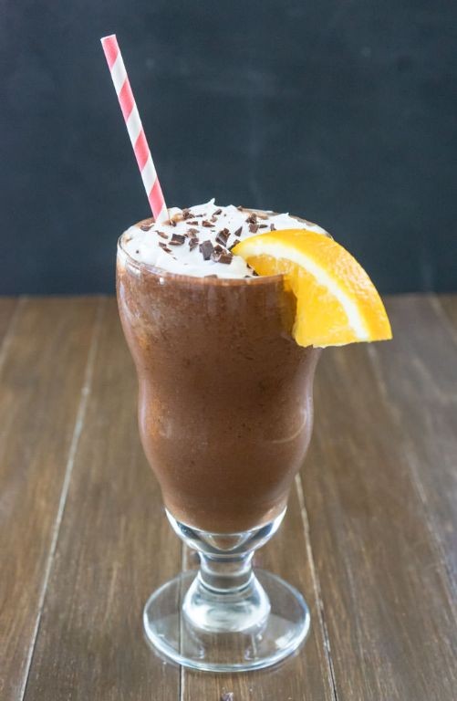 Orange Mocha Cream Blended Coffee