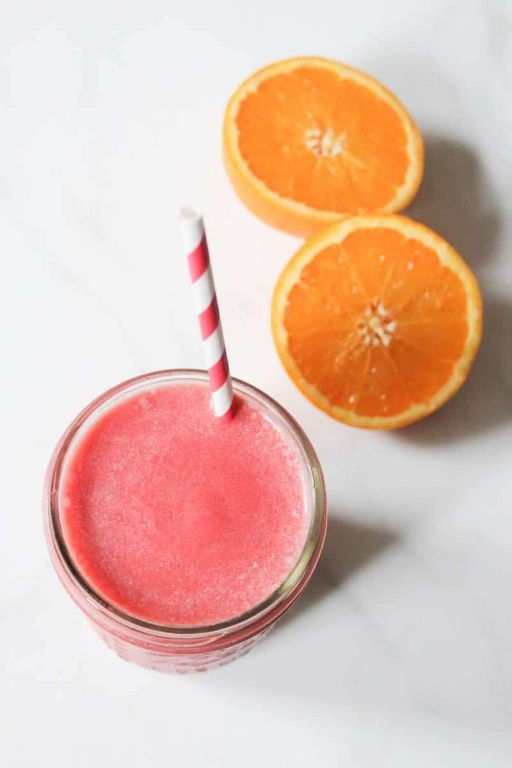 Orange Strawberry Blast Smoothie