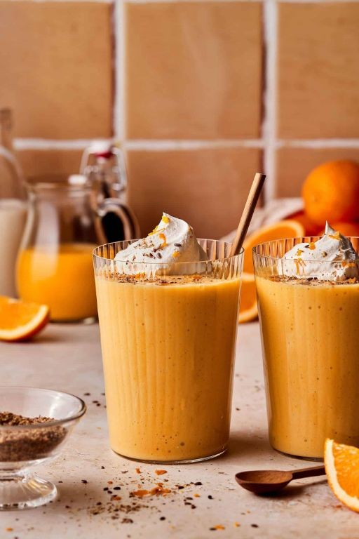 Orange Vanilla Protein Smoothie