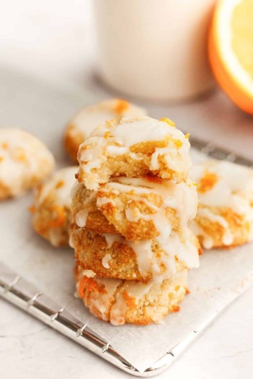 Orange Zest Almond Cookies
