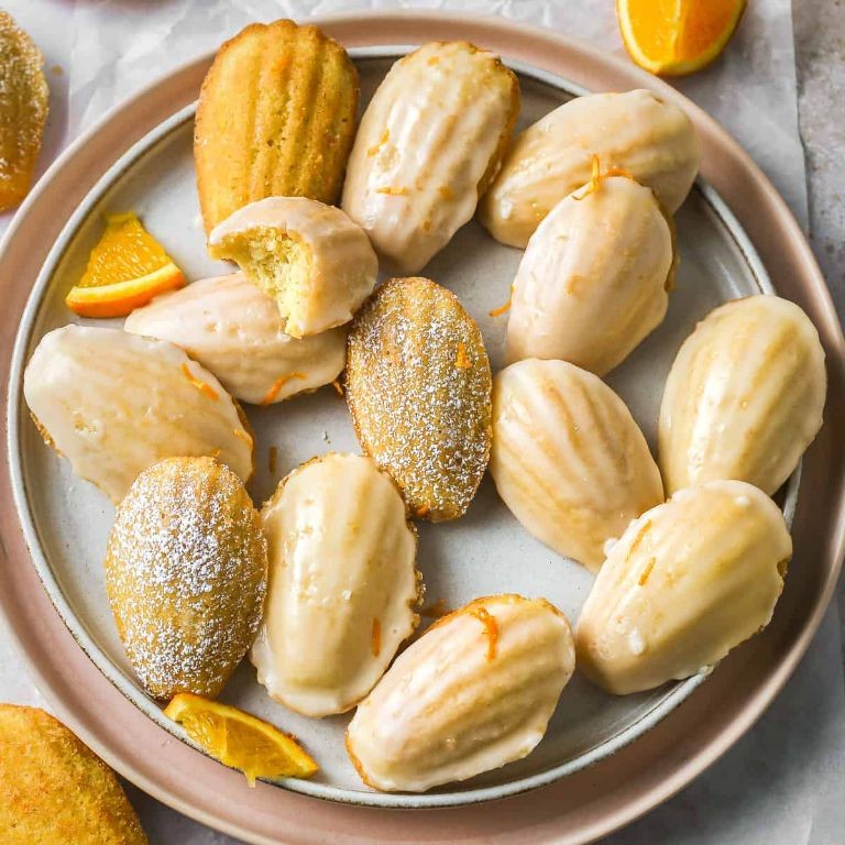 Orange Zest Madelines
