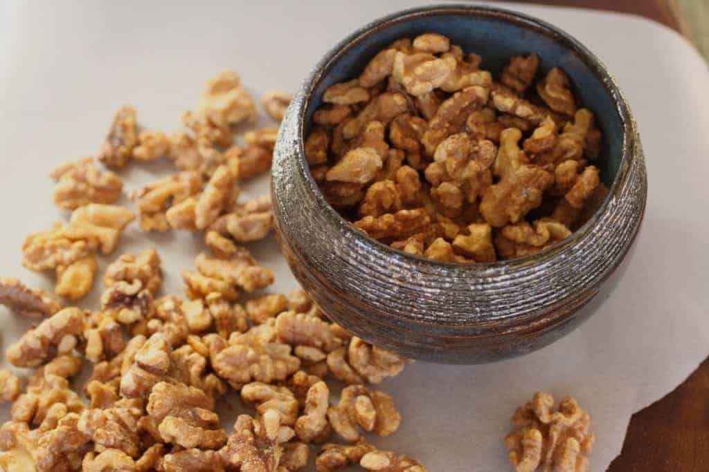 Orange Zest Roasted Walnuts