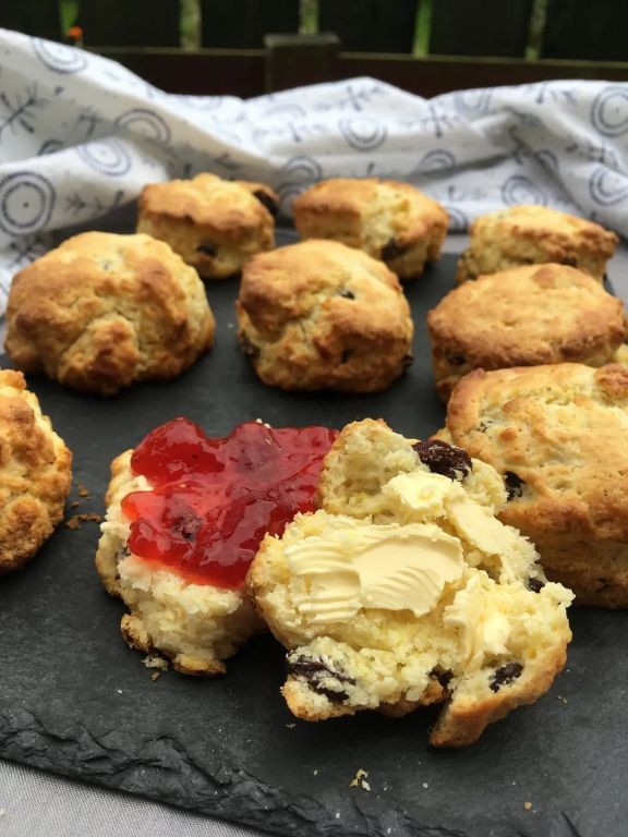 Orange Zest Sugar Spun Scones