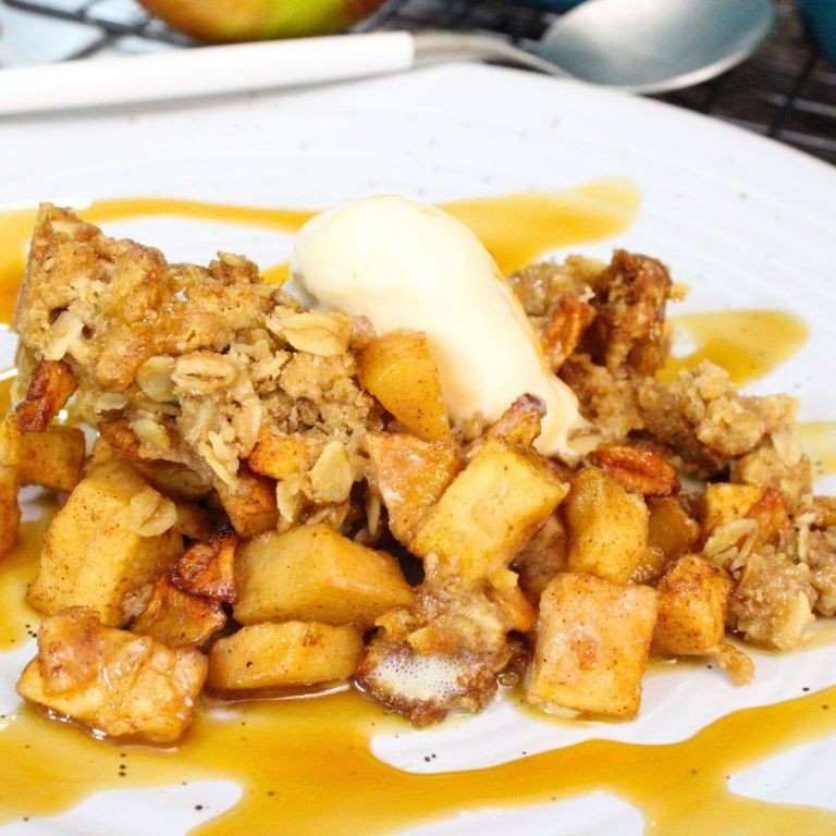 Orchard-to-oven apple crisp