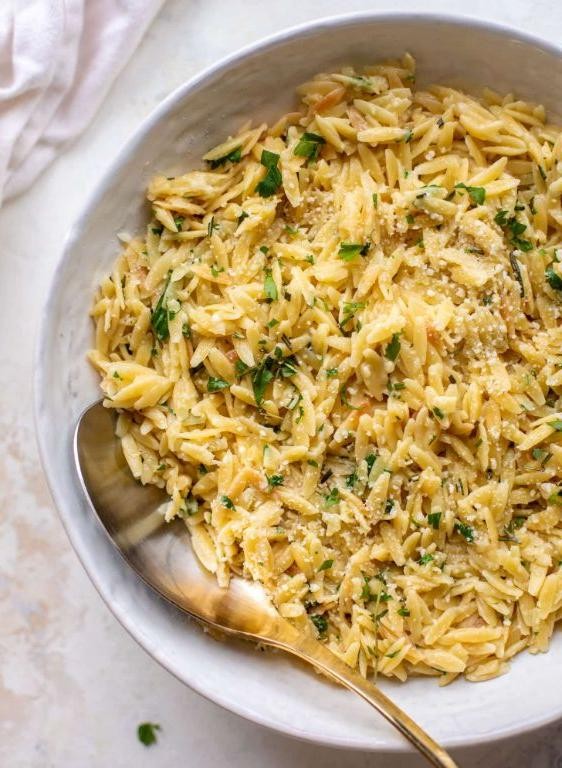 Orzo with Parmesan and Herbs