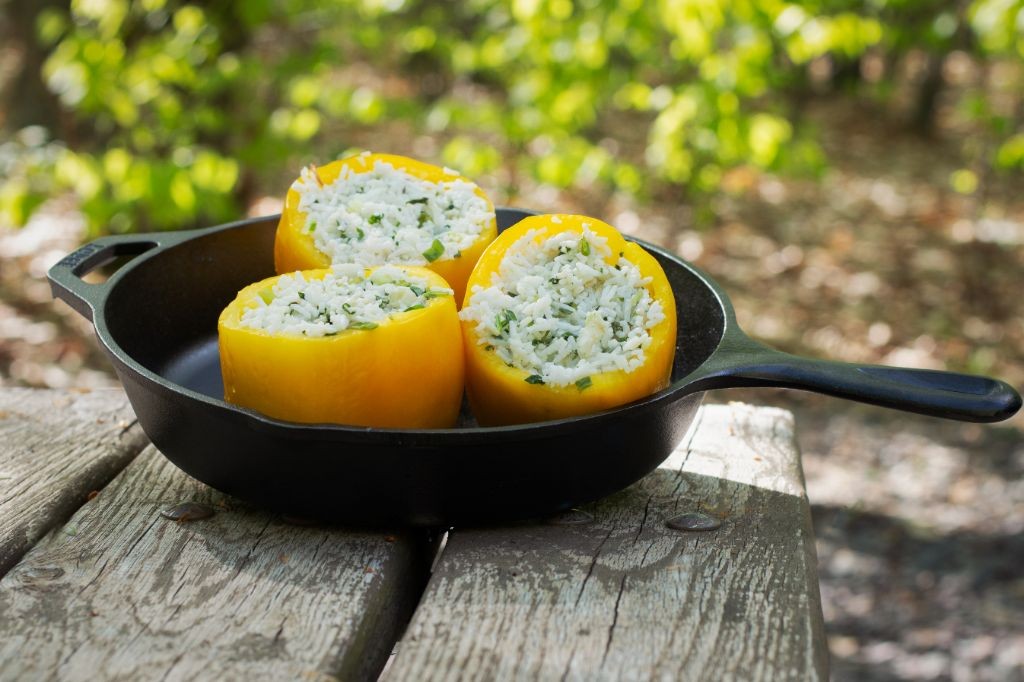 Outback Ahi Tuna Stuffed Peppers with Coconut Rice