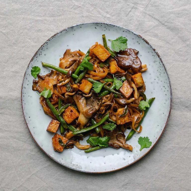 Oyster Mushroom and Ginger Stir-Fry