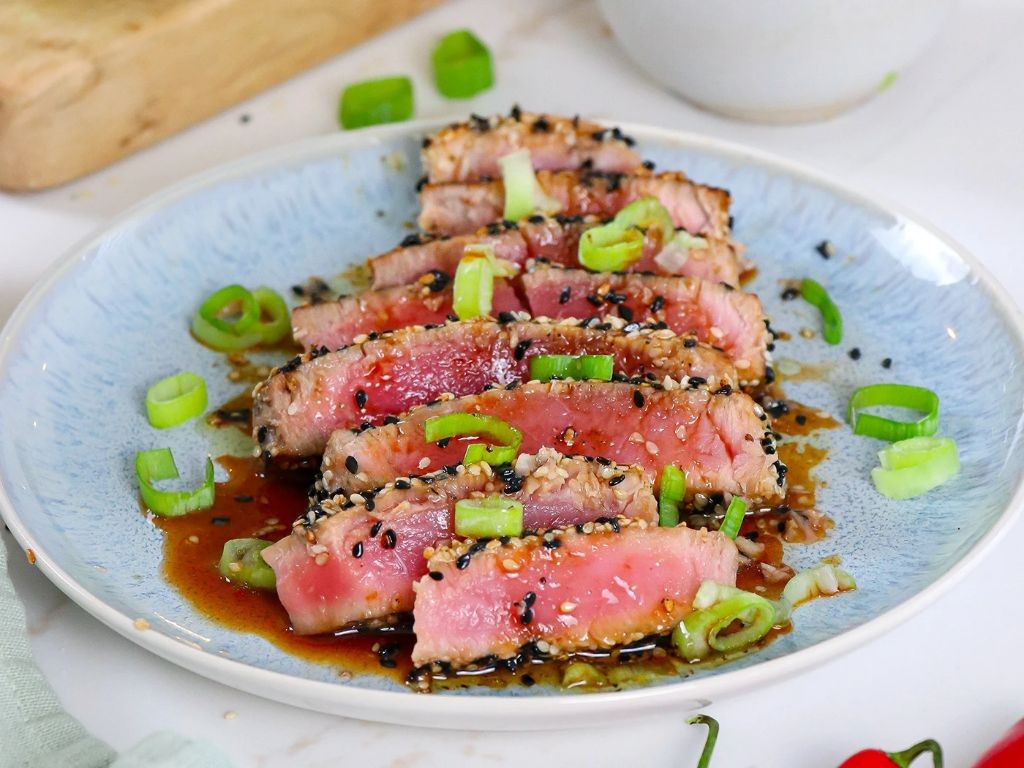 Pan-Seared Outback Ahi Tuna with Sesame Crust
