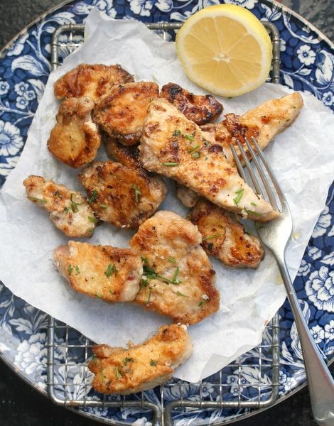 Pan-Seared Yellowtail with Garlic Olive Oil