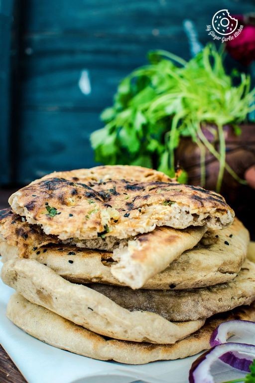 Paneer-Stuffed Naan