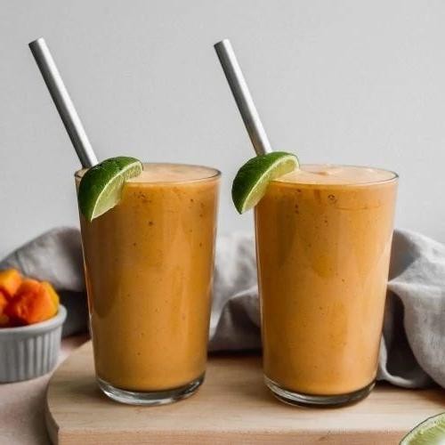 Papaya Pineapple Coconut Smoothie