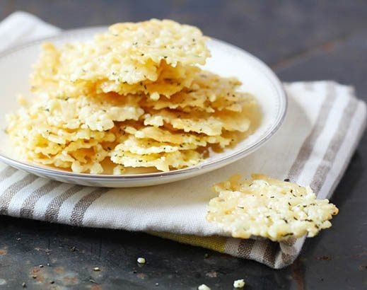 Parmesan Crisps with Herbs