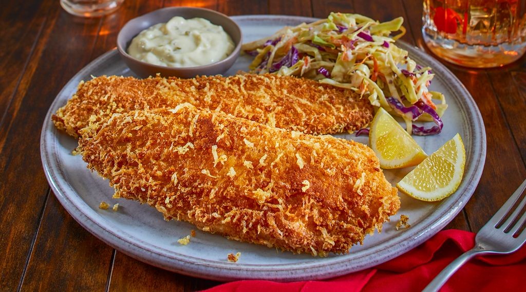 Parmesan Crusted Baked Walleye