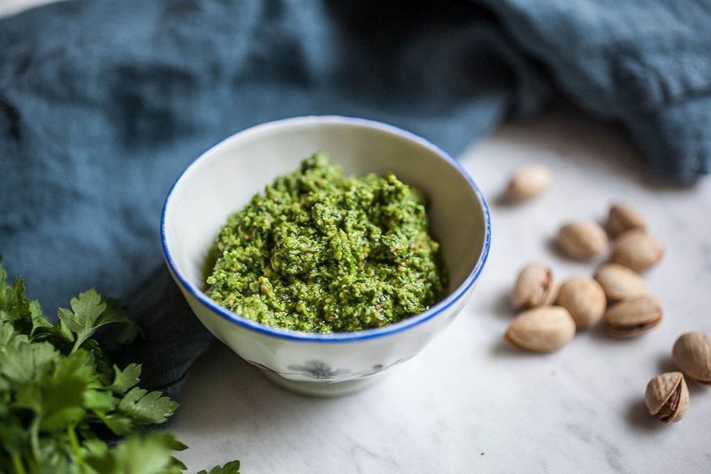 Parsley and Pistachio Pesto