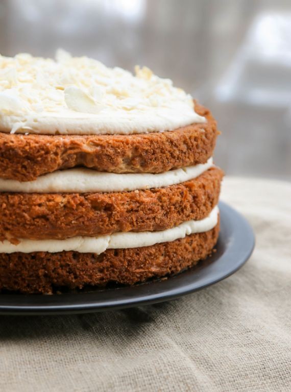 Parsnip and Carrot Cake with Cream Cheese Frosting