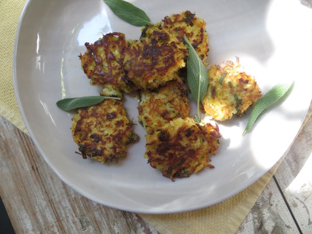 Parsnip and Sage Fritters