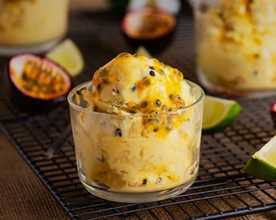 Passion Fruit Coconut Sorbet