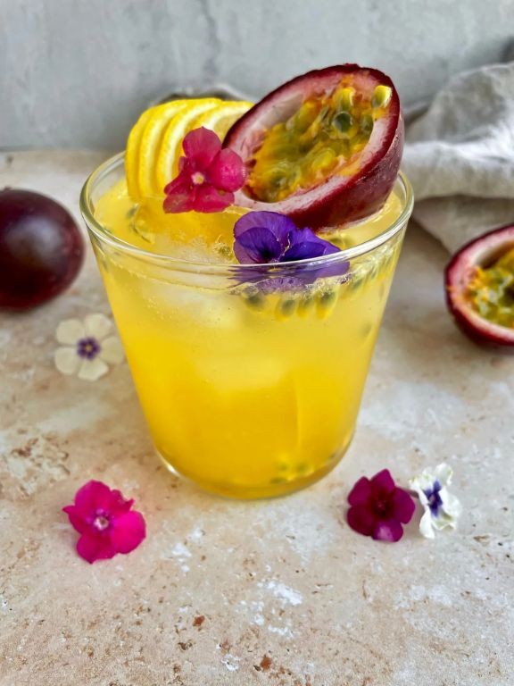 Passion Fruit Cosmopolitan for Tropical Vibes