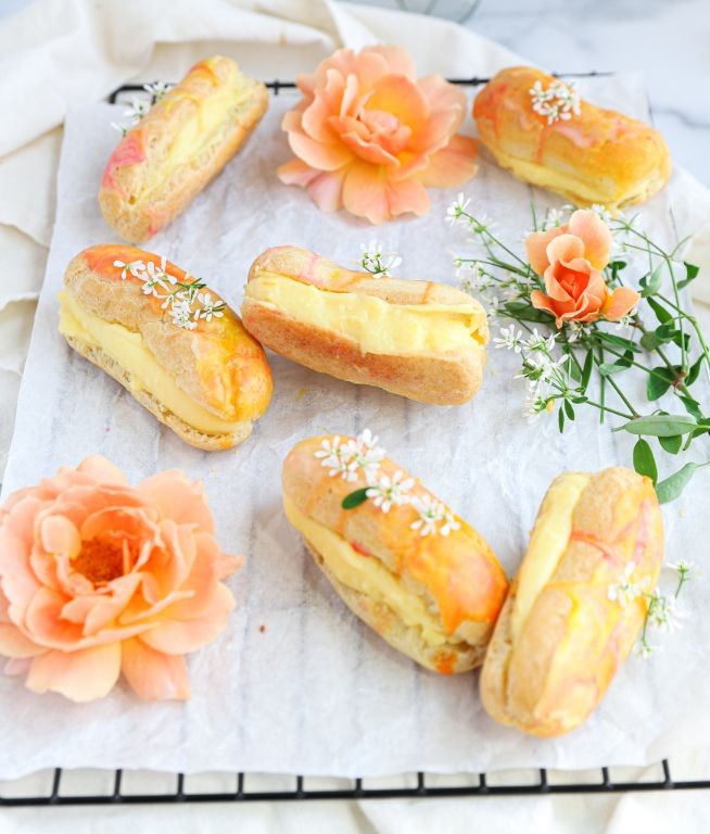 Passion Fruit Eclairs