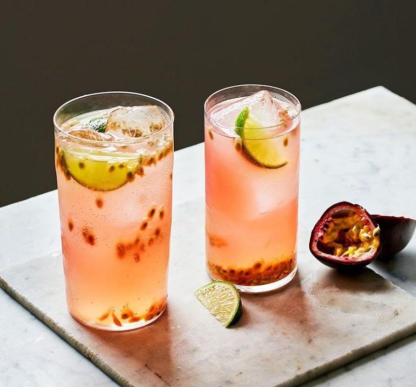 Passion Fruit Mexican Mule with Chili Salt