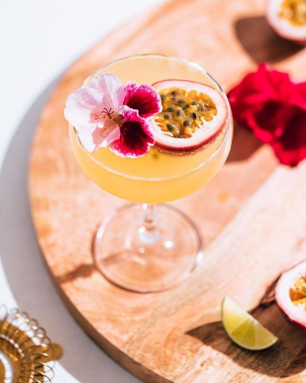 Passionfruit Ginger Beer Mocktail
