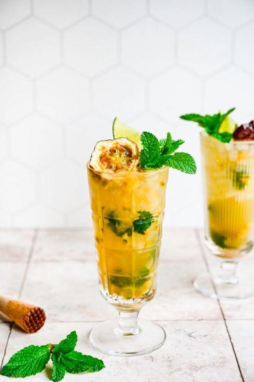 Passionfruit Mojito with White Rum