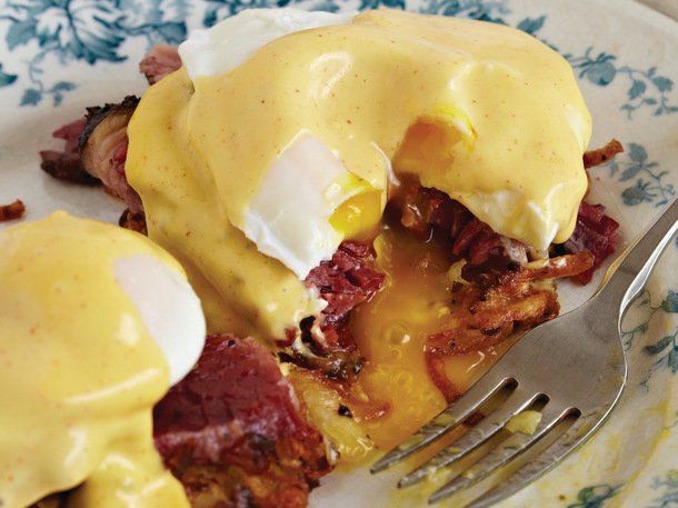 Pastrami Benedict with Hollandaise Sauce