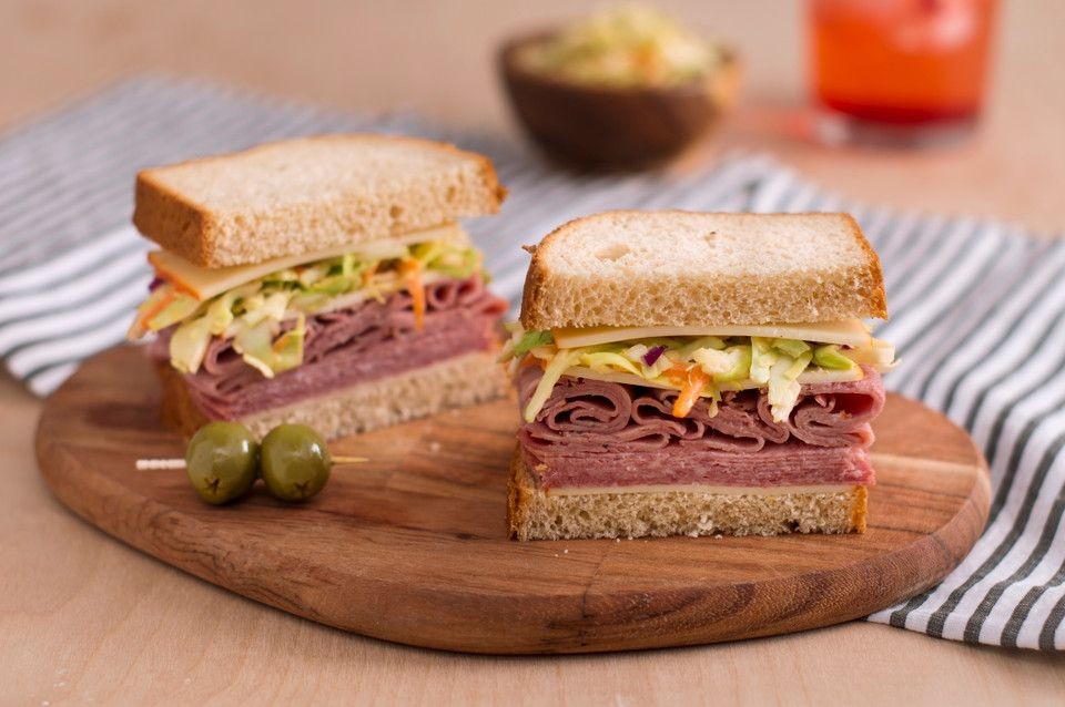 Pastrami and Apple Slaw