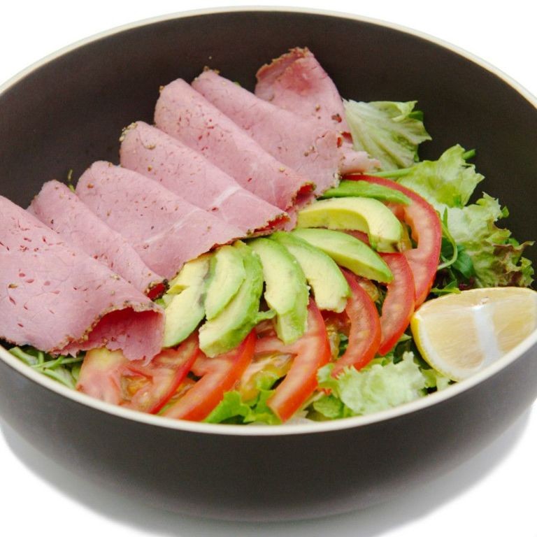 Pastrami and Avocado Salad