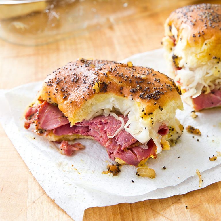 Pastrami and Swiss Cheese Panini