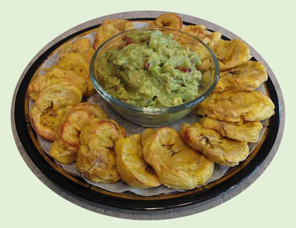 Patacones with Guacamole