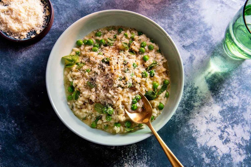 Pea and Mint Risotto