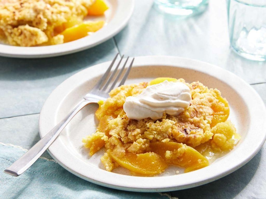 Peach Cobbler Dump Cake