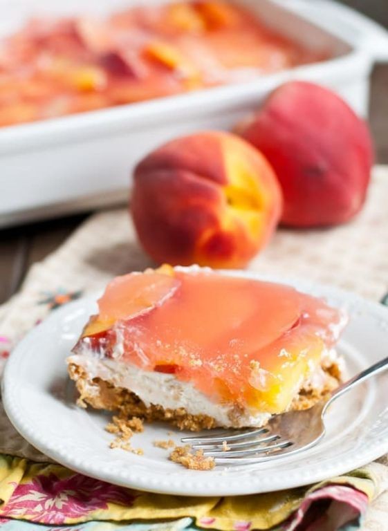 Peach Jello Cool Whip Delight
