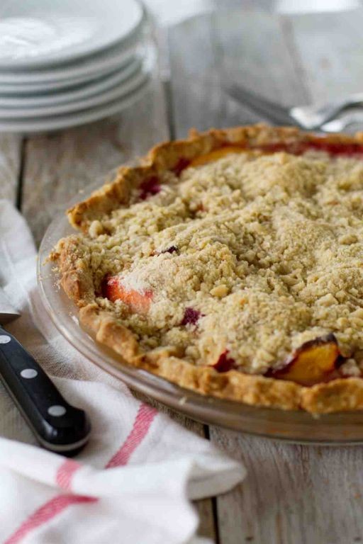 Peach Melba Summer Pie