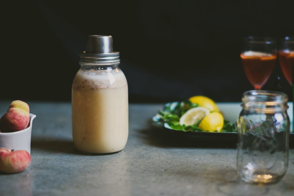 Peach Yogurt Soju Slush