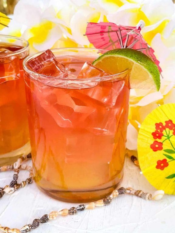 Peachy Bay Breeze with Peach Schnapps